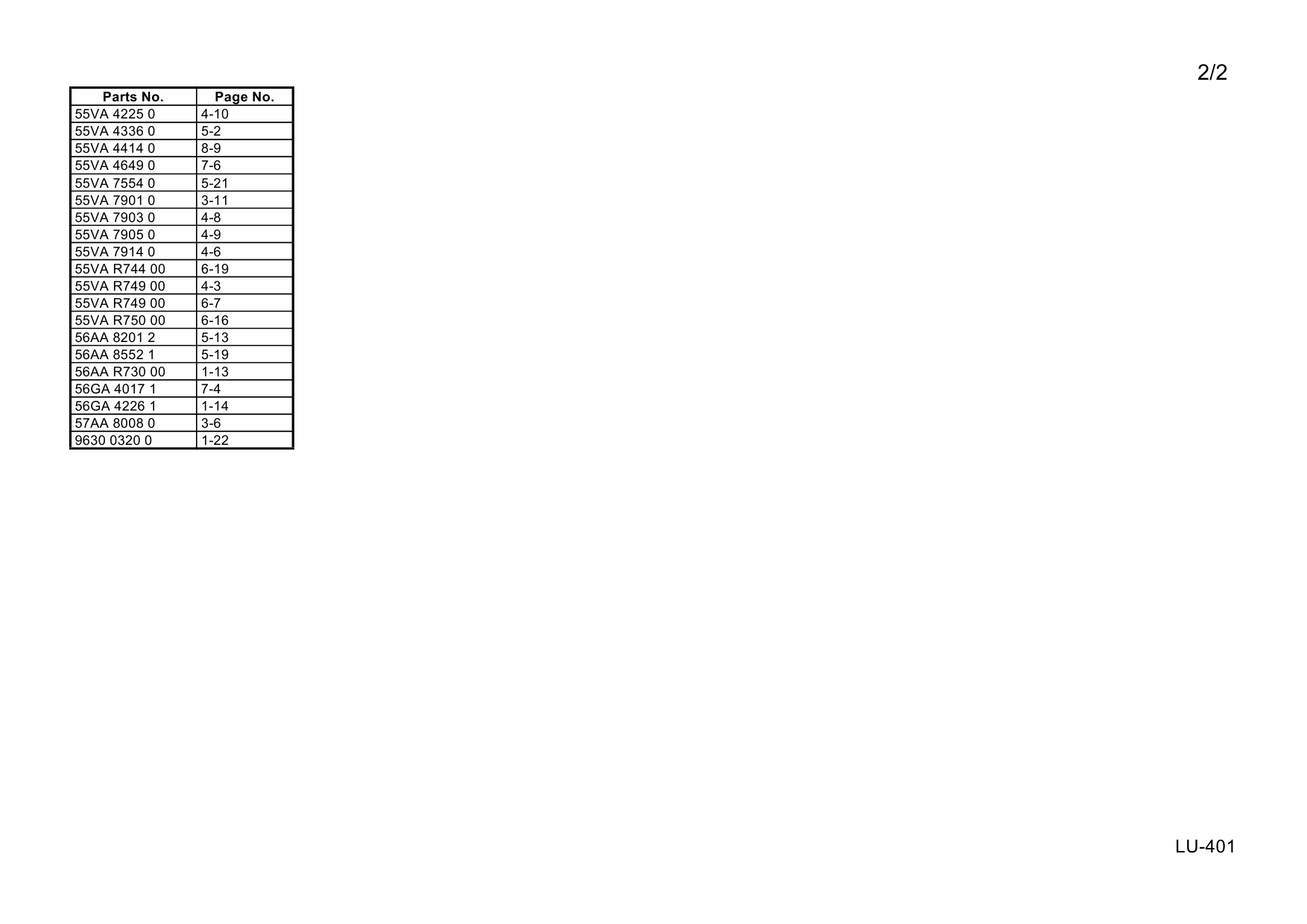 Konica-Minolta Options LU-401 15JS Parts Manual-2